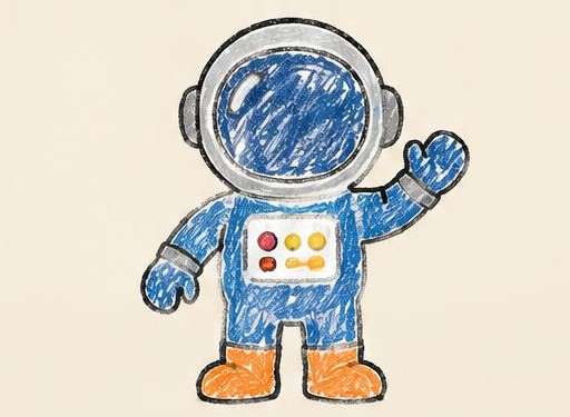 Dibujo: Hasta la luna