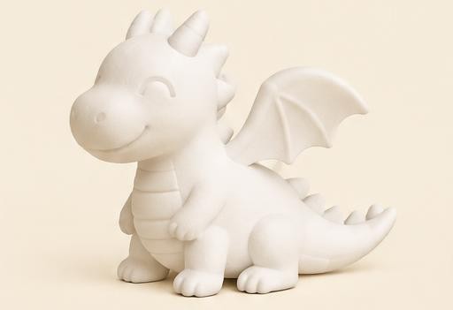 Figura blanca: Un dragón amistoso